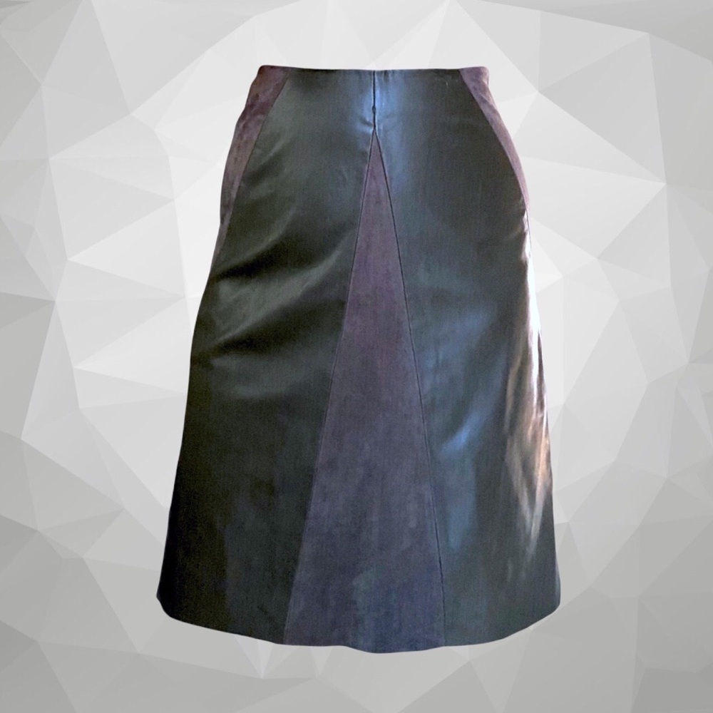 Zara Vegan leather skirt